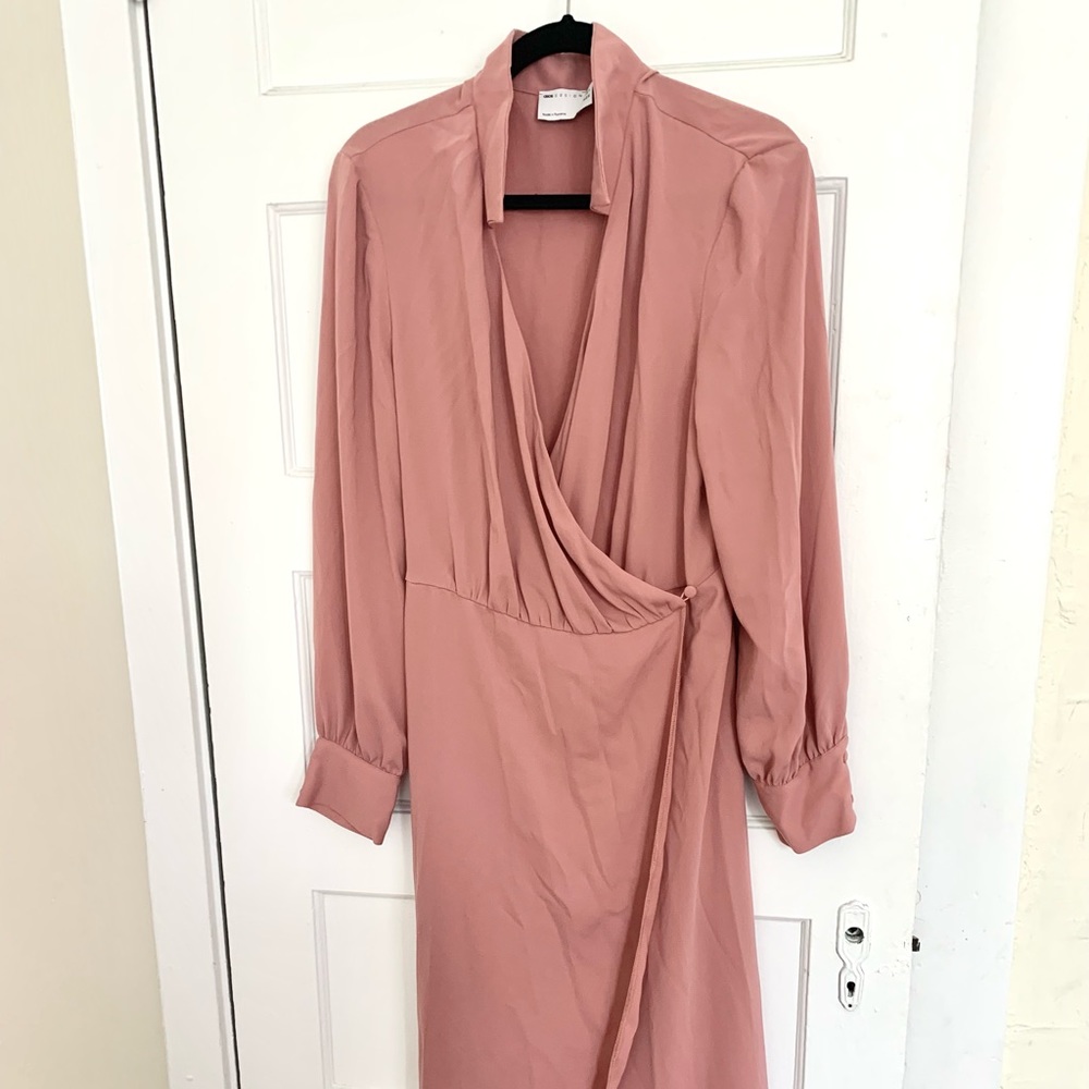 Pink Long Sleeve Dress
